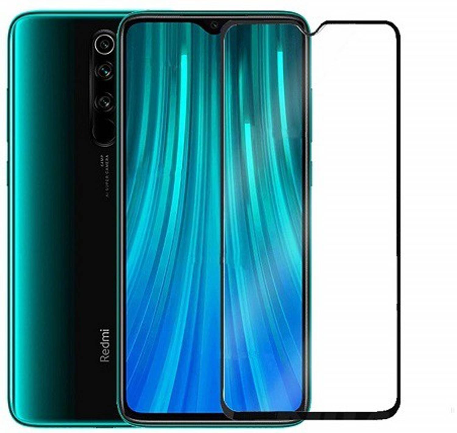 Bodoma Edge To Edge Tempered Glass for Xiaomi Redm note8 pro