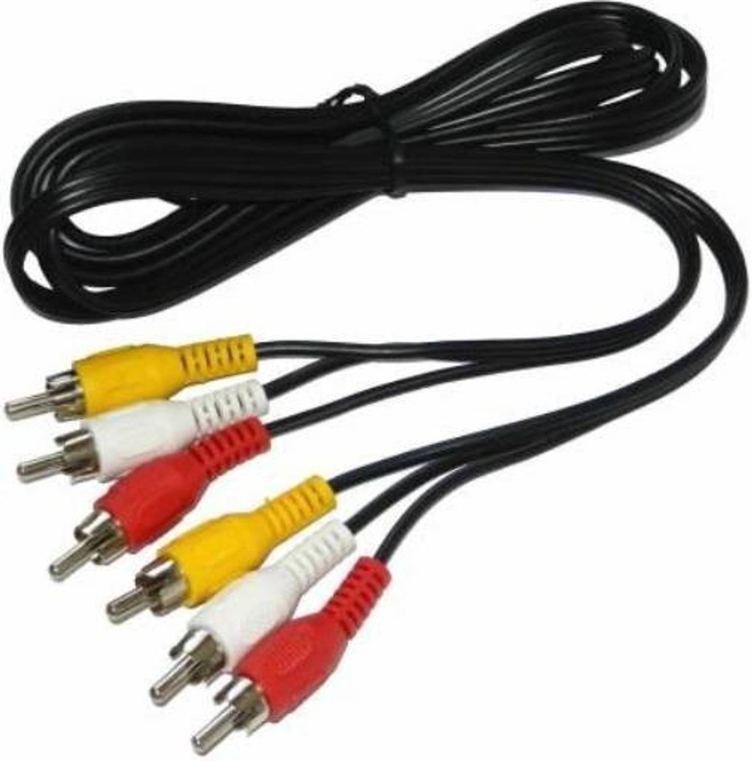 MPC  TV-out Cable 3 RCA Male To Male Audio Video 1.25 m cable