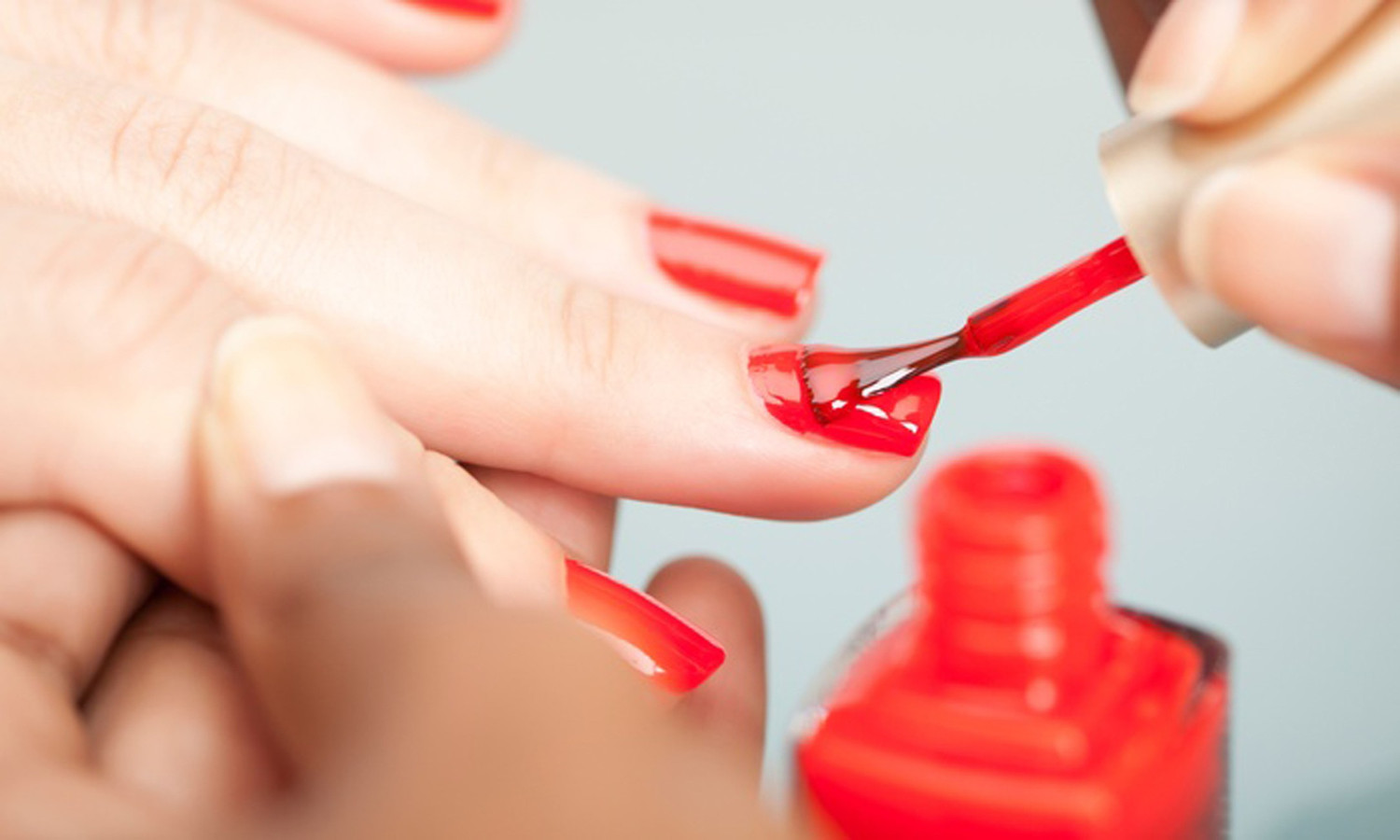 Image of Volo High-Shine Long Lasting Non Toxic Professional Nail Polish Set of 8 Combo-No-42 Light Wine, Red, Coral Compass, Peach Crush, Passion Pink, Light Pink, Light Purple