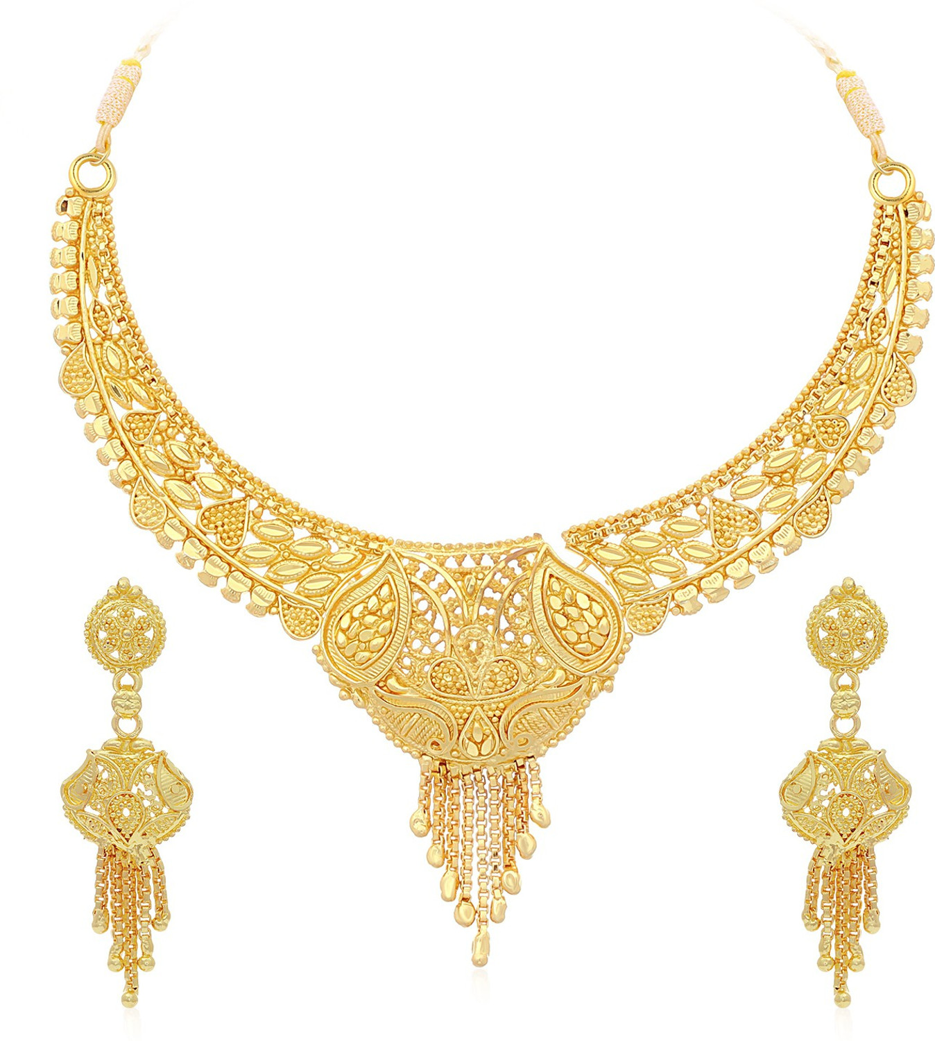 Image of Sukkhi Alloy Gold-plated Gold Jewellery Set