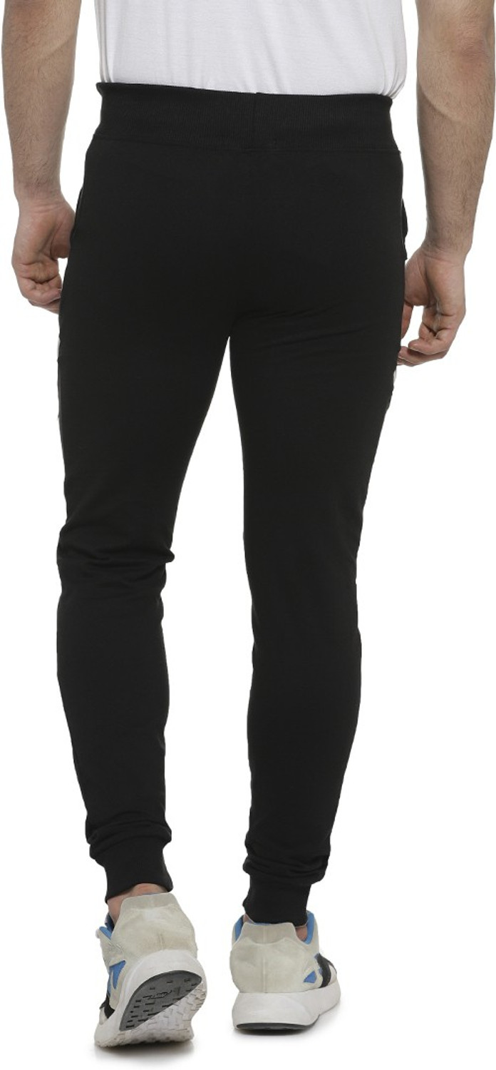 Image of CAHOOT Solid Men Black Track Pants