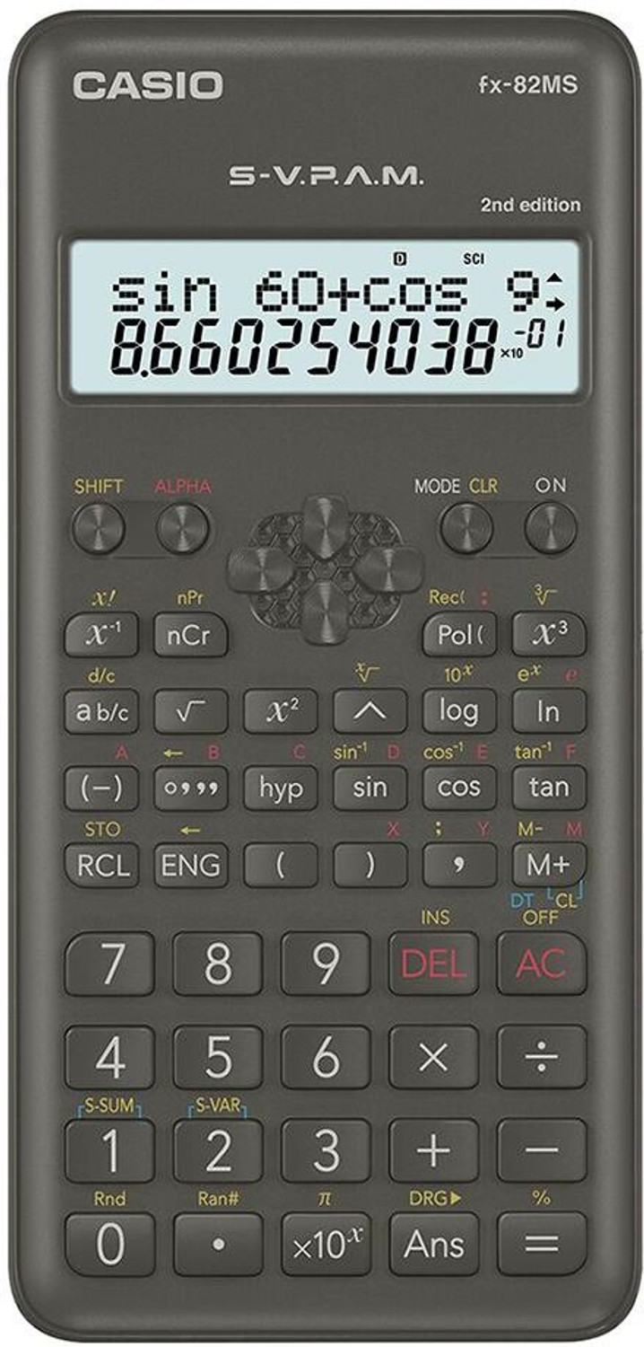 Image of CASIO FX-82MS Scientific Scientific Calculator