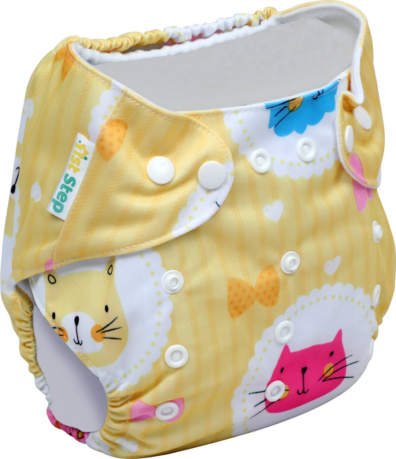 1st Step Size Adjustable Reusable Diaper With Diaper Liner ST-331/1 Pant Diapers - M