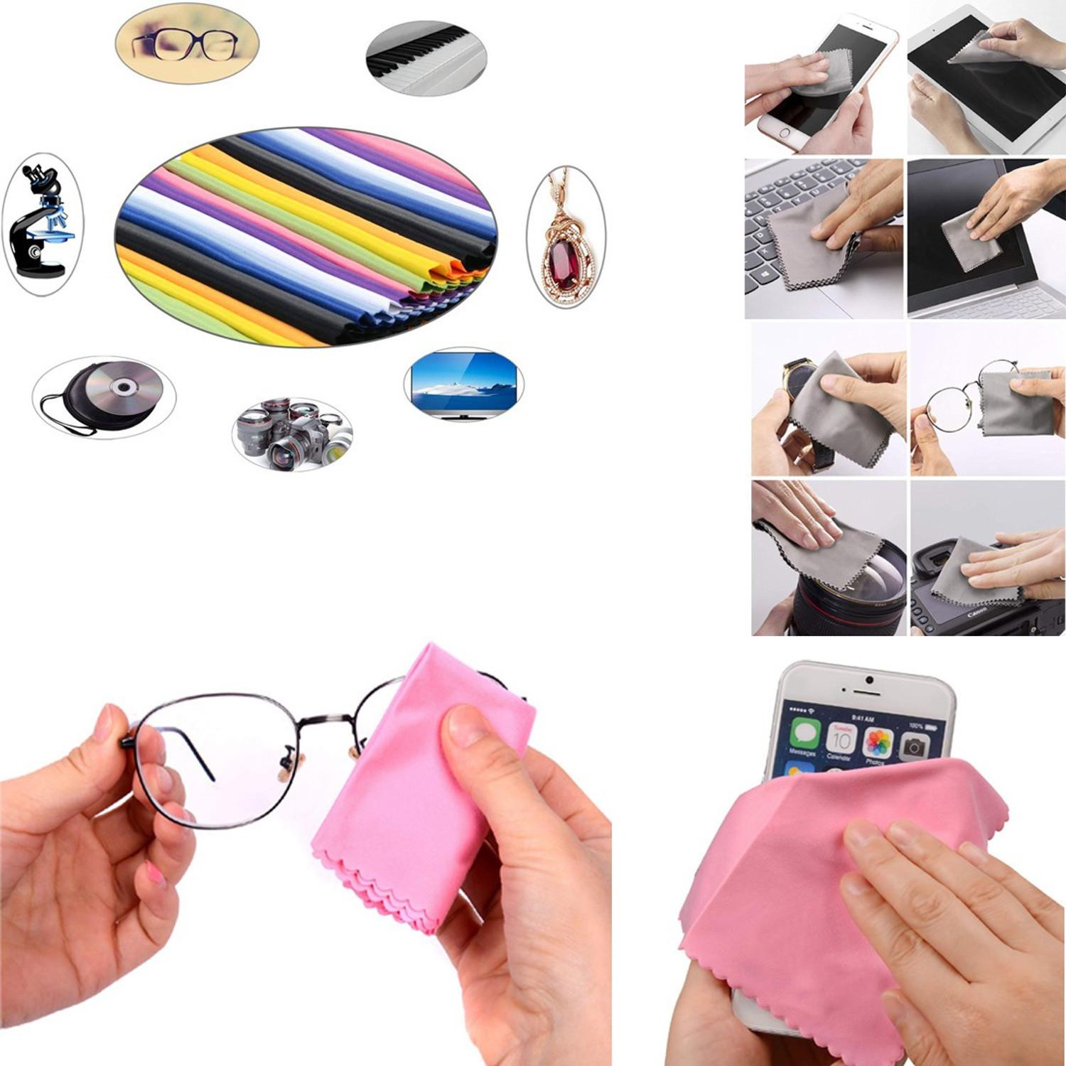 Image of eLgAtoR LCD , Camera Cleaning Cloth for Laptops, Computers, Mobiles, Gaming