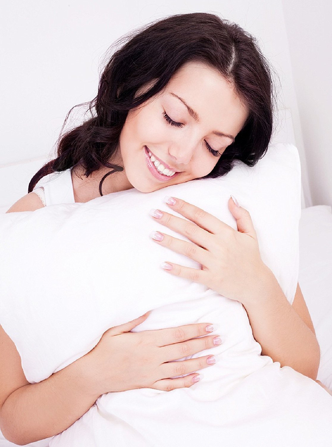 Image of JDX Polyester Fibre Sleeping Pillow Pack of 4 Solid