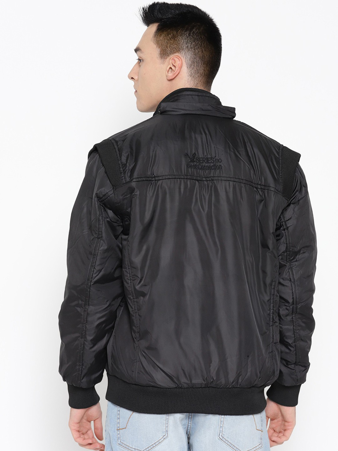 Image of Ico Blue Star Full Sleeve Solid Men Jacket