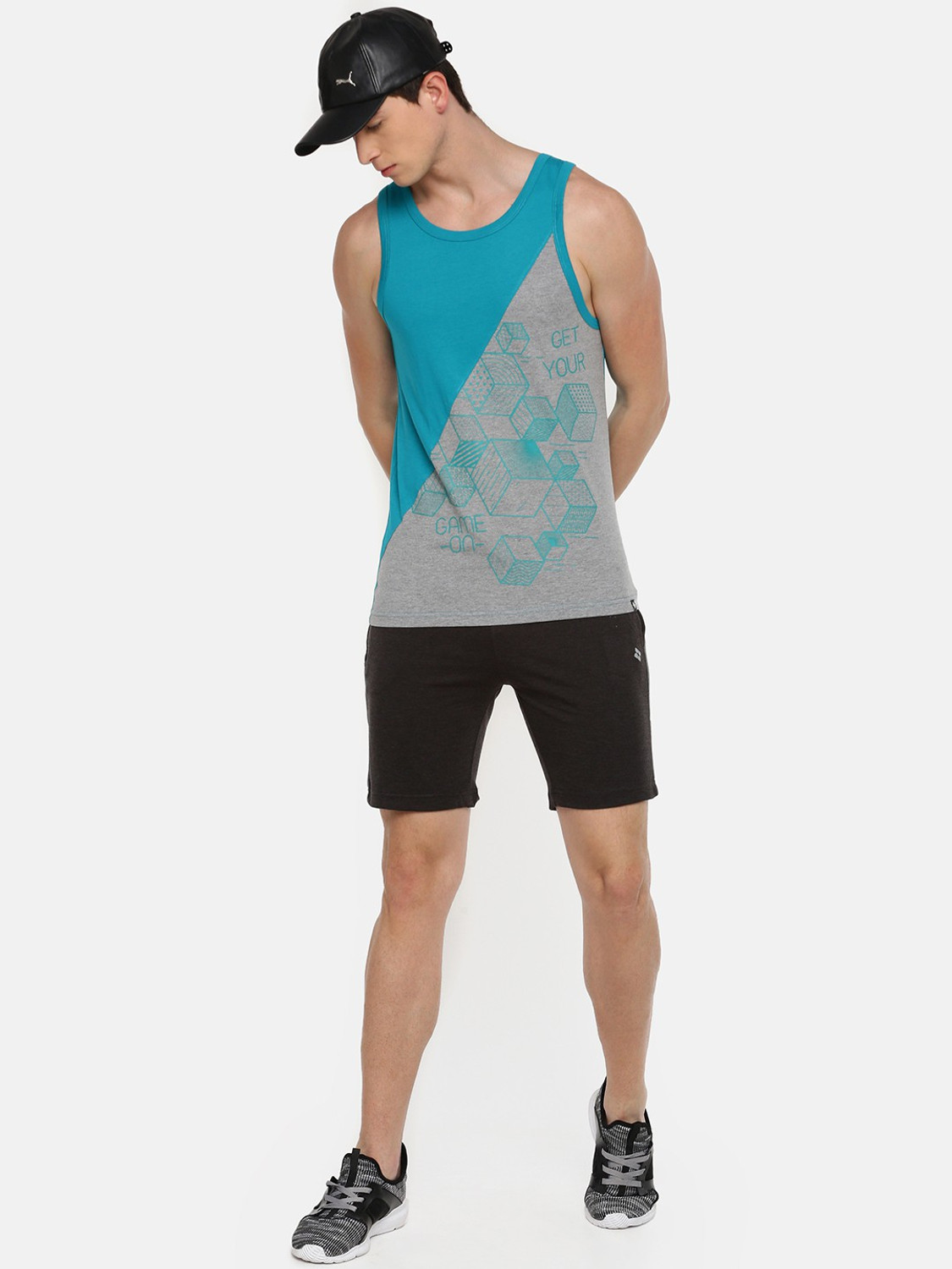 Image of Dollar Solid Men Black Bermuda Shorts