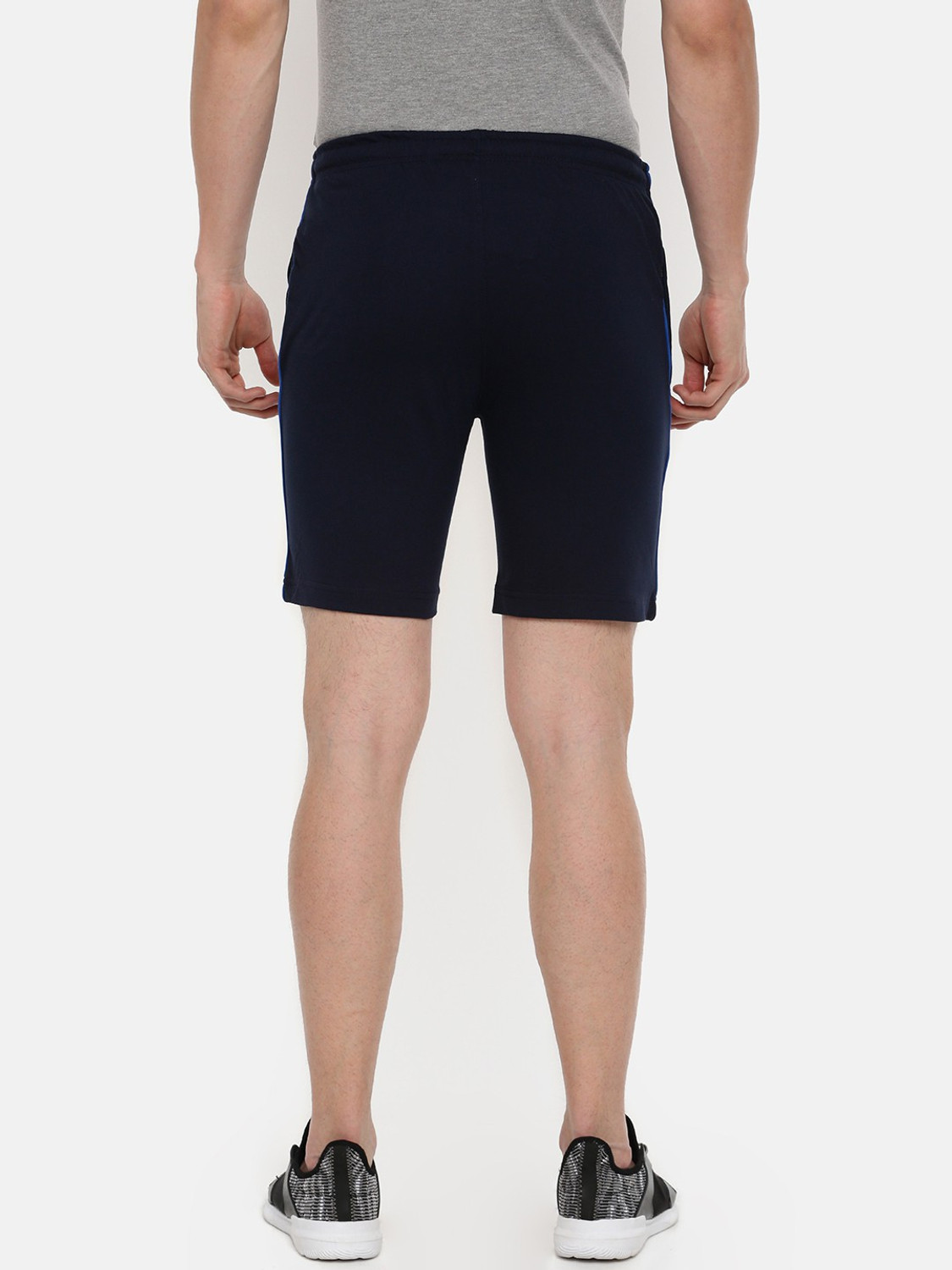 Image of Dollar Solid Men Black Bermuda Shorts