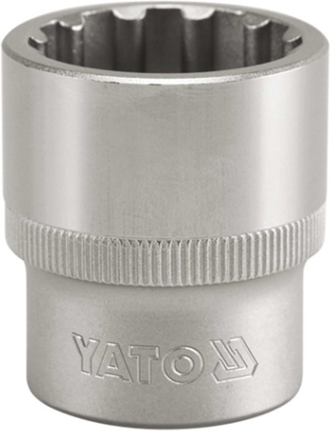 Image of YATO YT-1468 1 /2 inch Drive Spline Socket and Chrome finish with 16mm size Socket Set