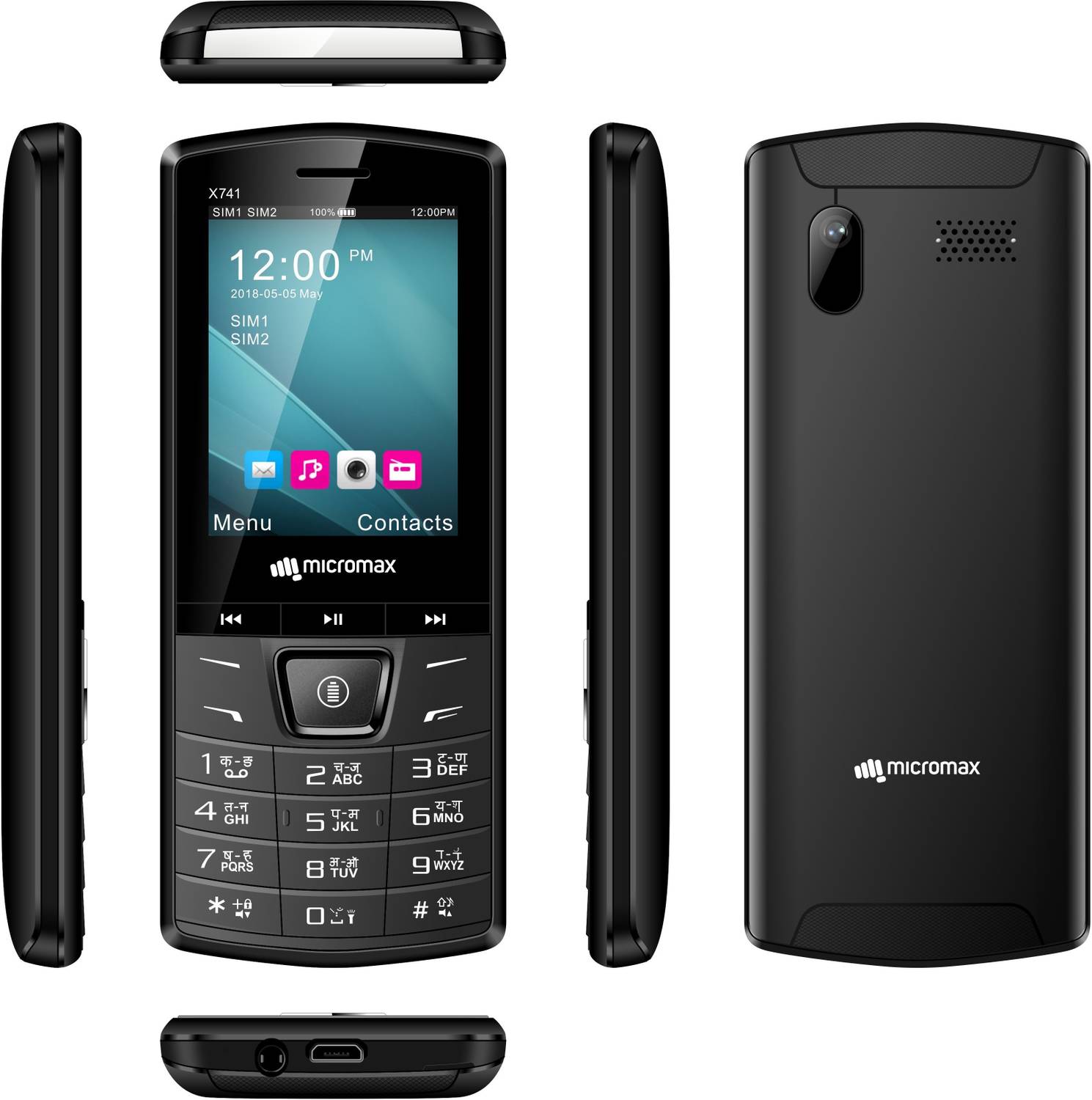 Micromax X741 (32 MB Storage, 32 MB RAM) Online at Best Price On