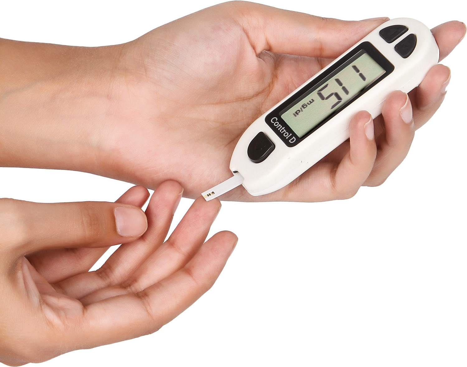 Image of Control D White 50 Strips & Glucometer