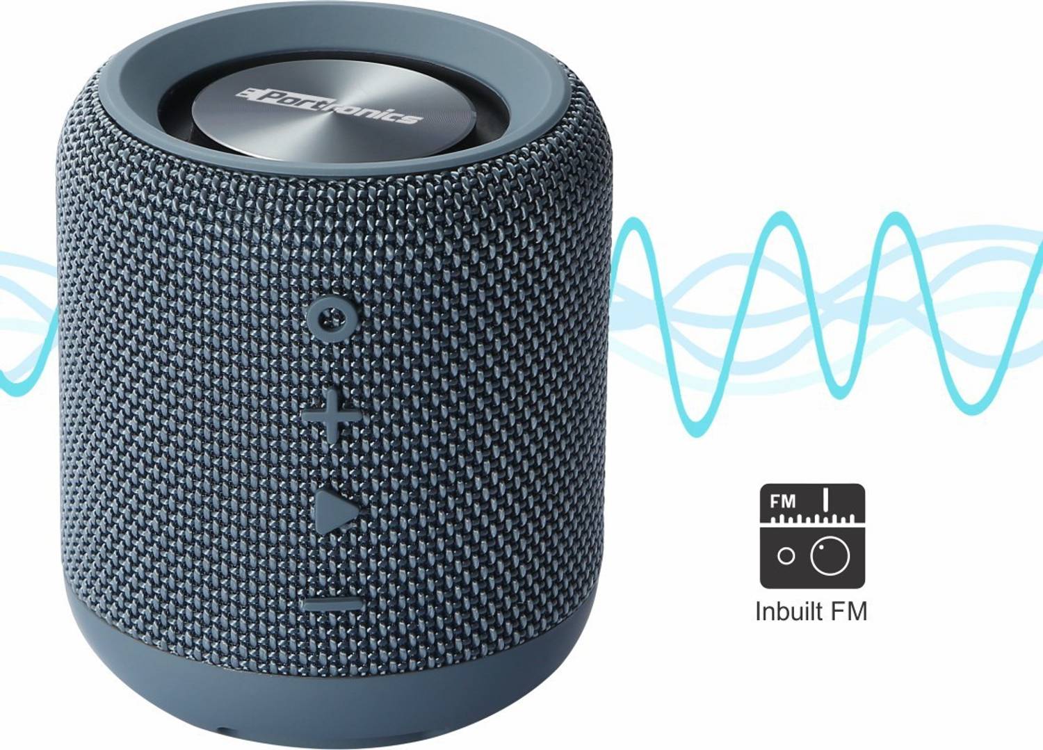 Portronics SoundDrum 10W Portable Bluetooth Speaker - Image 3