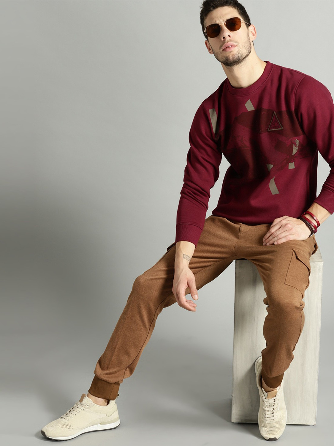 Image of Roadster Full Sleeve Printed Men Sweatshirt