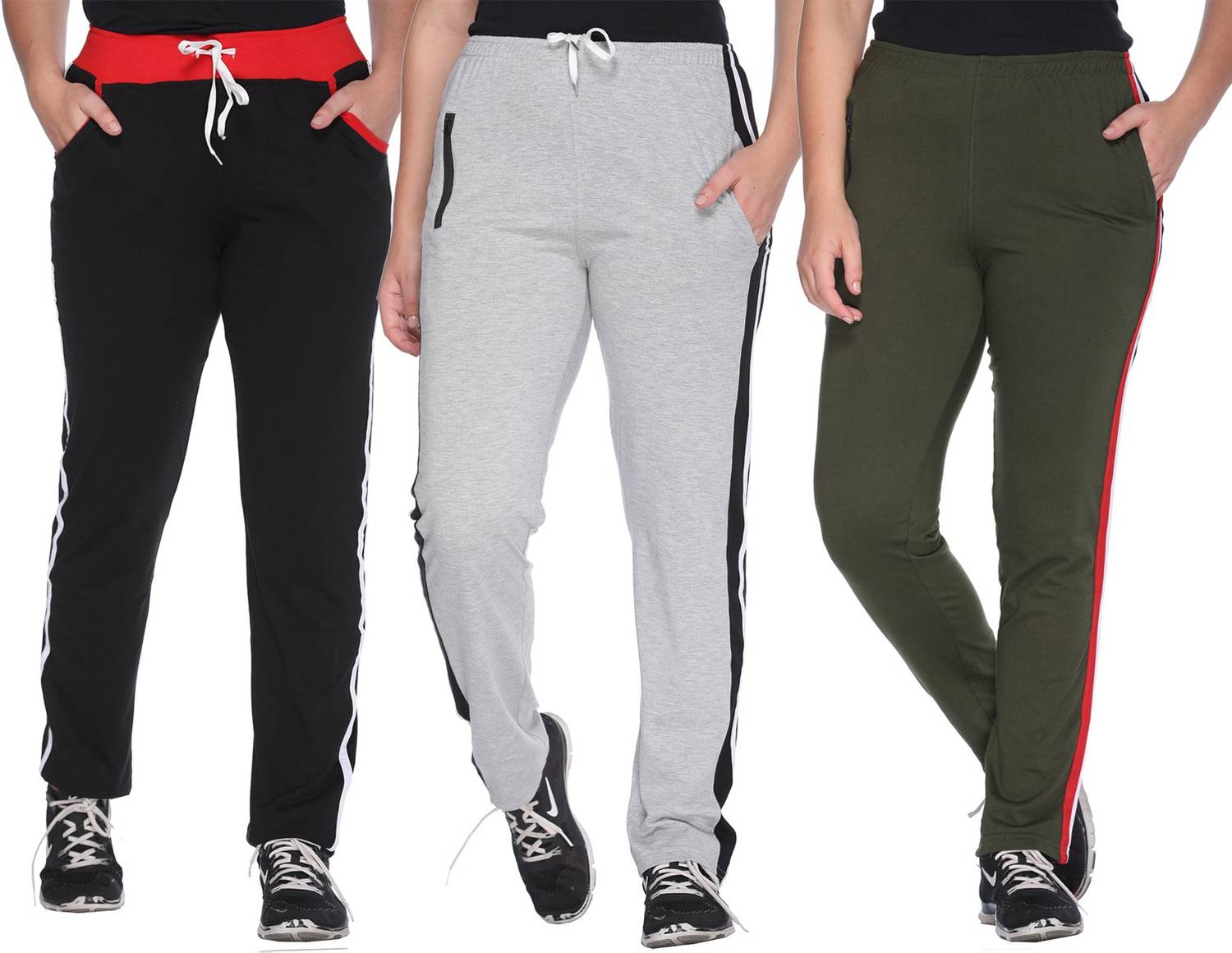 69GAL Striped Women Multicolor Track Pants