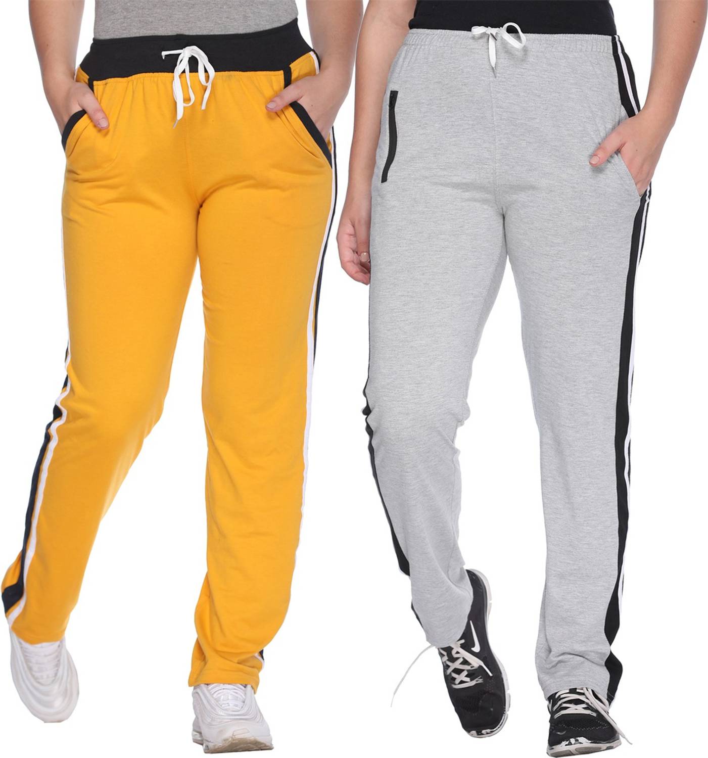 69GAL Solid Women Multicolor Track Pants