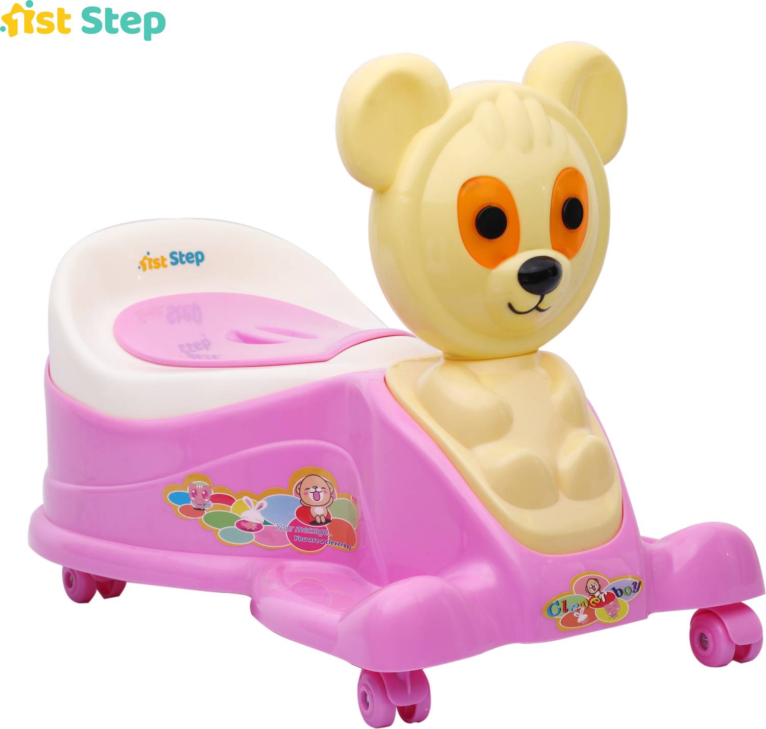 1st Step Blue Musical Potty Seat With Wheels Potty Seat