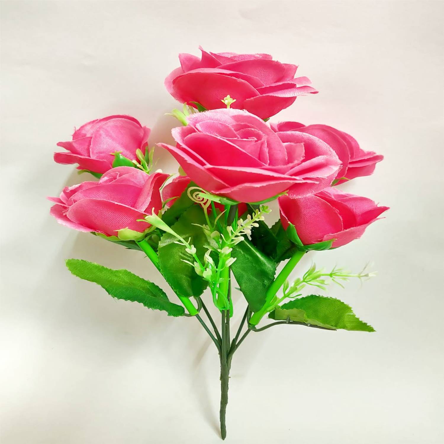 artificial hub Pink Rose Artificial Flower