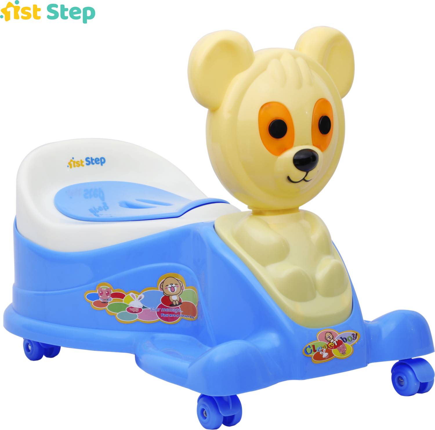 1st Step Pink Musical Potty Seat With Wheels Potty Seat