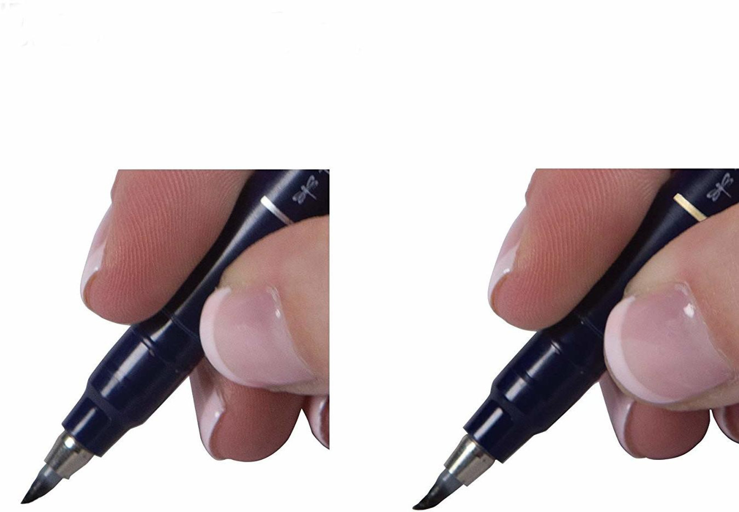 Image of Tombow Tombow Fudenosuke Brush Pen 2 Pens Set Calligraphy