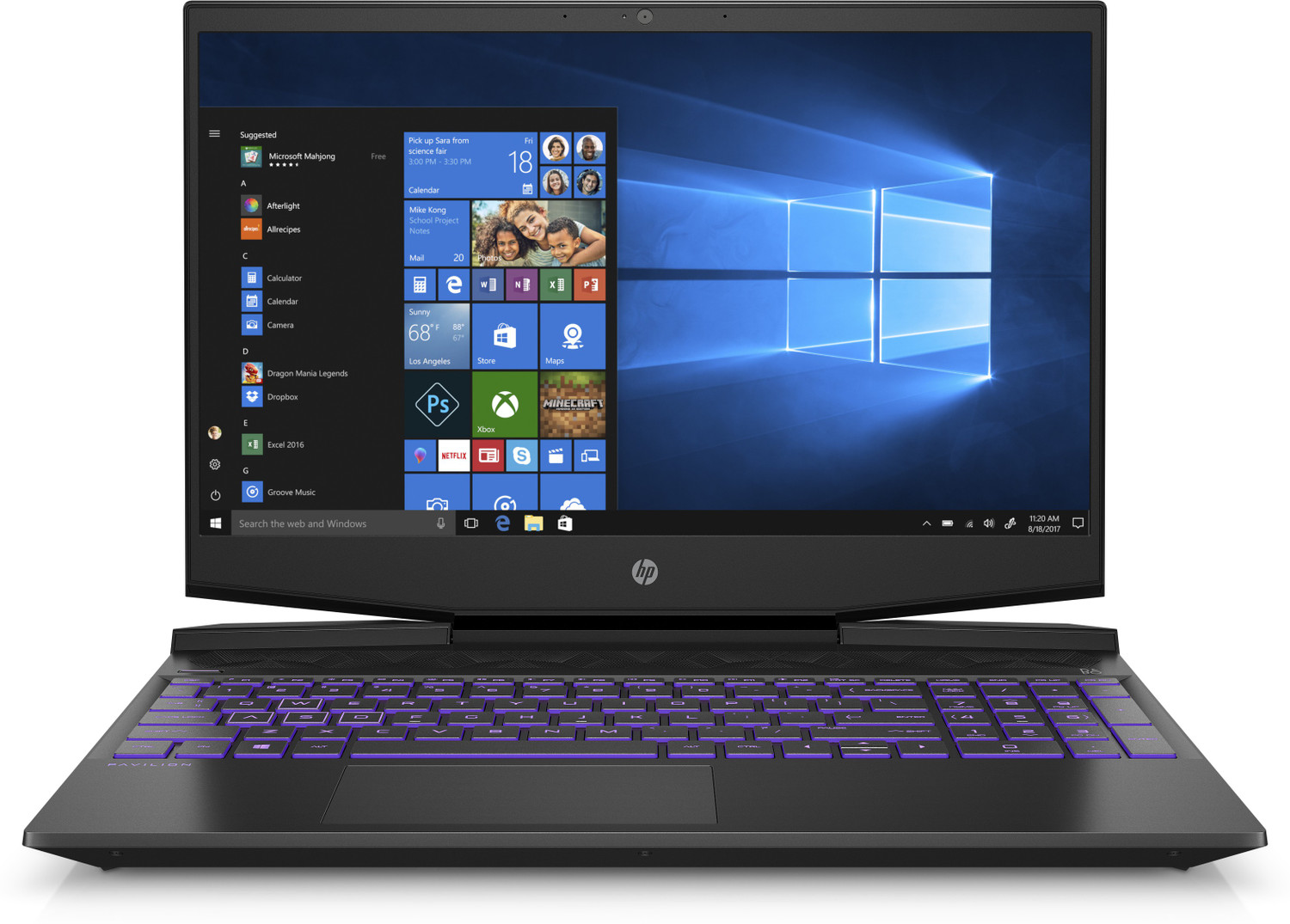 Image of HP Pavilion Intel Core i5 9th Gen 9300H - (8 GB /1 TB HDD /256 GB SSD /Windows 10 Home /4 GB Graphics /NVIDIA GeForce GTX 1650) 15-dk0047TX Gaming Laptop