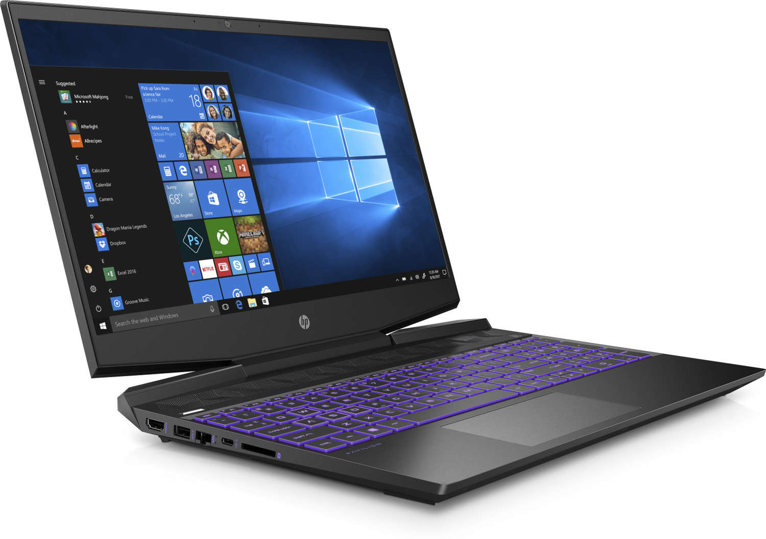 Image of HP Pavilion Intel Core i5 9th Gen 9300H - (8 GB /1 TB HDD /256 GB SSD /Windows 10 Home /4 GB Graphics /NVIDIA GeForce GTX 1650) 15-dk0047TX Gaming Laptop