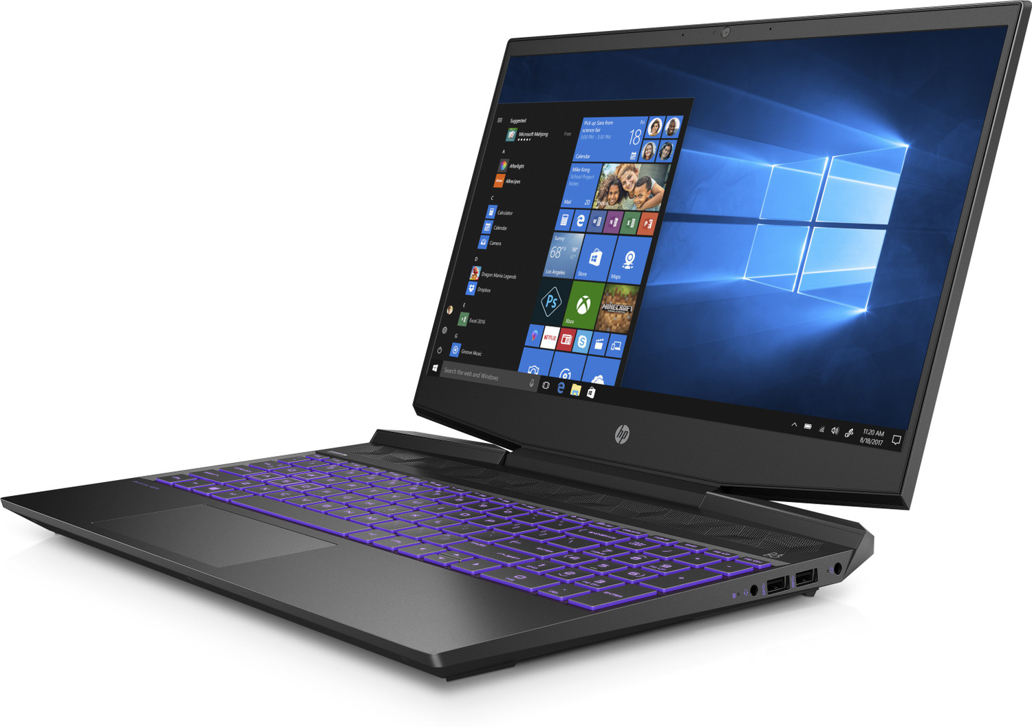 Image of HP Pavilion Intel Core i5 9th Gen 9300H - (8 GB /1 TB HDD /256 GB SSD /Windows 10 Home /4 GB Graphics /NVIDIA GeForce GTX 1650) 15-dk0047TX Gaming Laptop