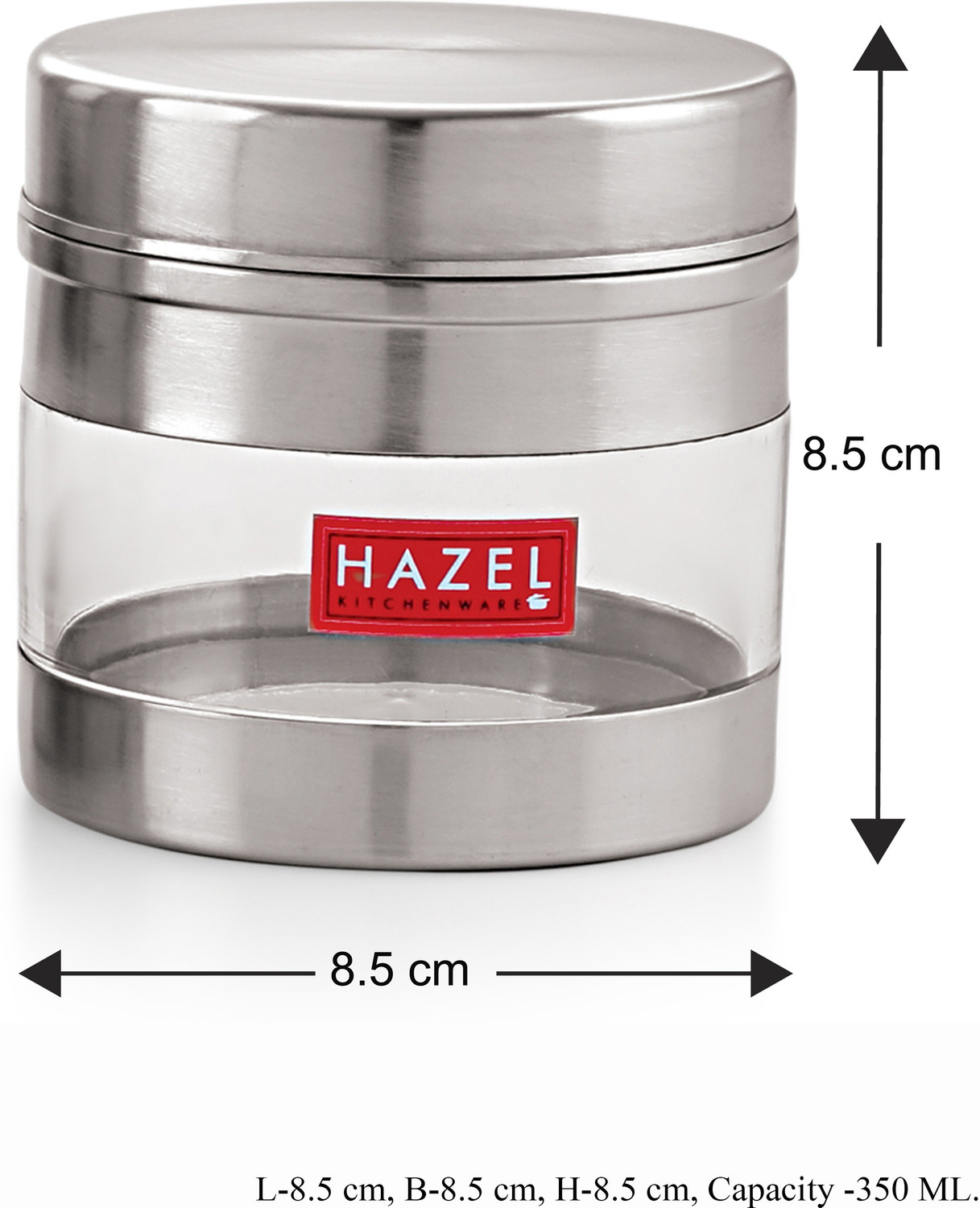 Image of HAZEL Stainless Steel Utility Container - 350 ml