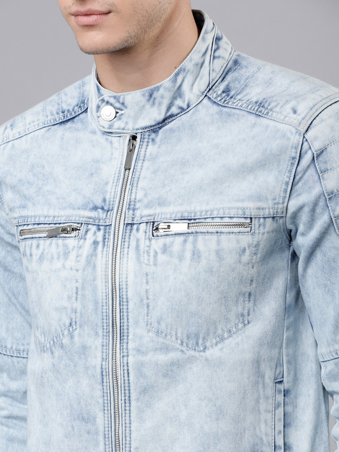 Image of HIGHLANDER Full Sleeve Solid Men Jacket