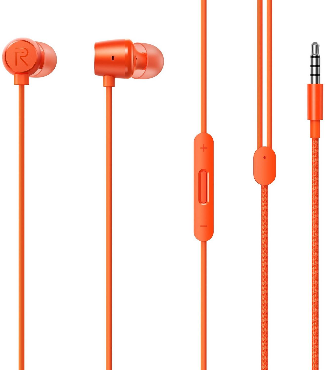 realme Buds 2 Wired Headset (Orange, In the Ear)