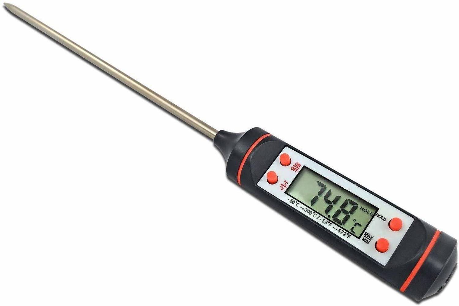 Toxham Digital LCD Cooking Food Meat Probe Kitchen Thermometer Thermometer with Fork Kitchen Thermometer — Smart Kitchen Gadgets