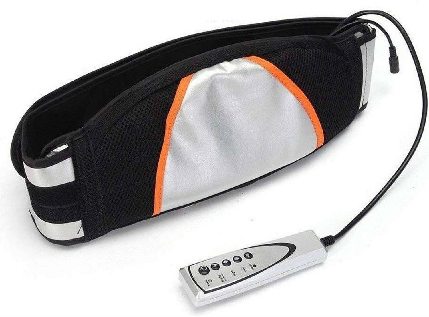AADCART Professional Vibro Shape Vibration Heating Relaxing Belt Massager Vibrating Magnetic Slimming Belt (Black) Vibrating Magnetic Slimming Belt
