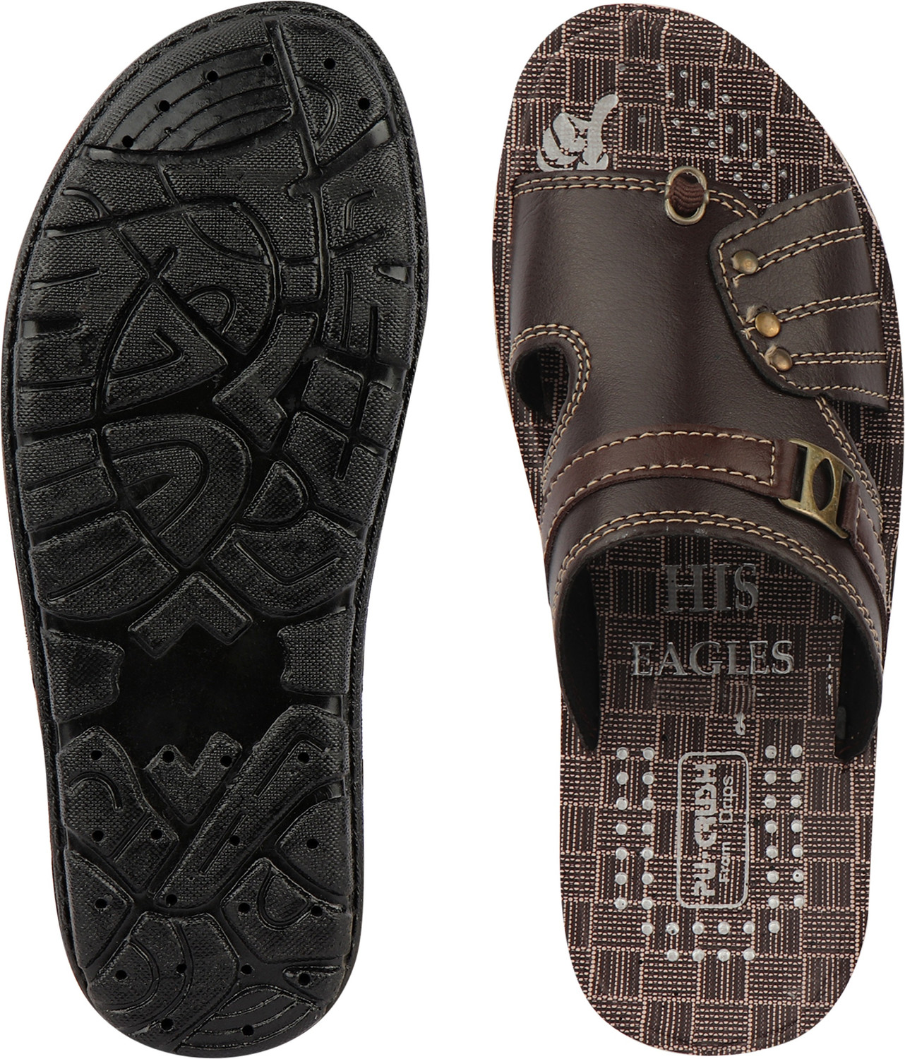 Image of CALCADOS Men Sandal (Brown, 7)
