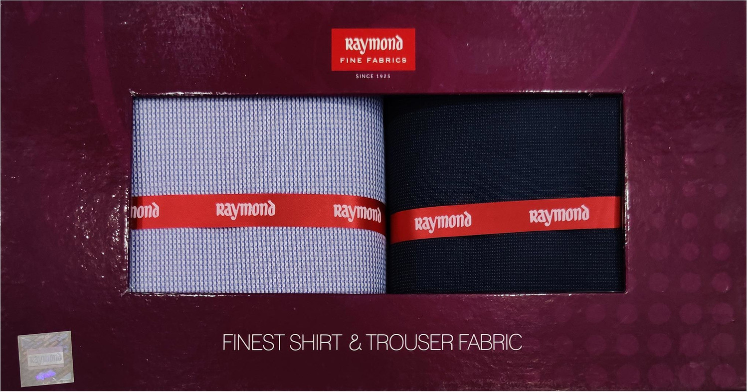 Image of Raymond Polycotton Solid, Checkered Shirt & Trouser Fabric
