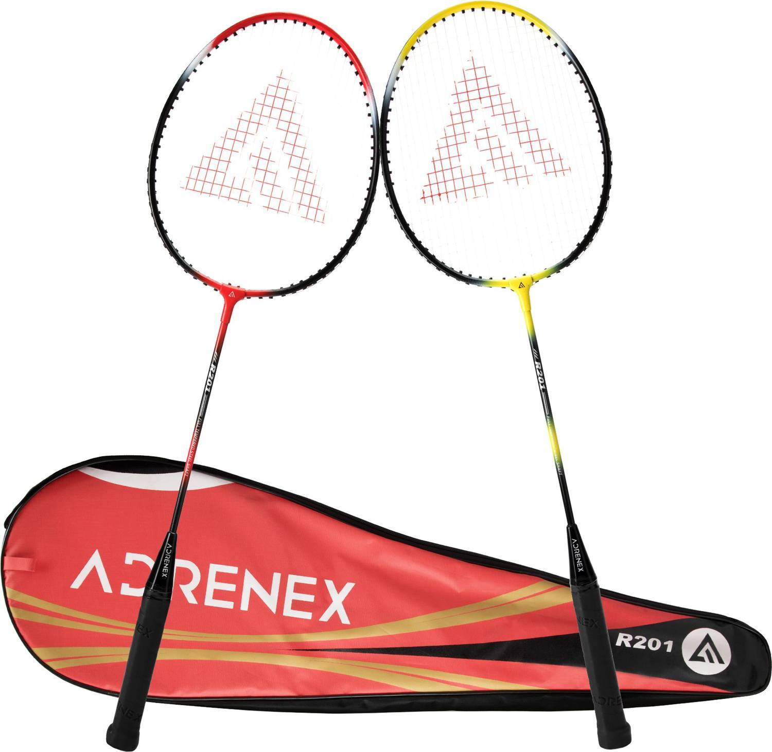 Adrenex R201 Multicolor Badminton Racquet Combo - Image 1