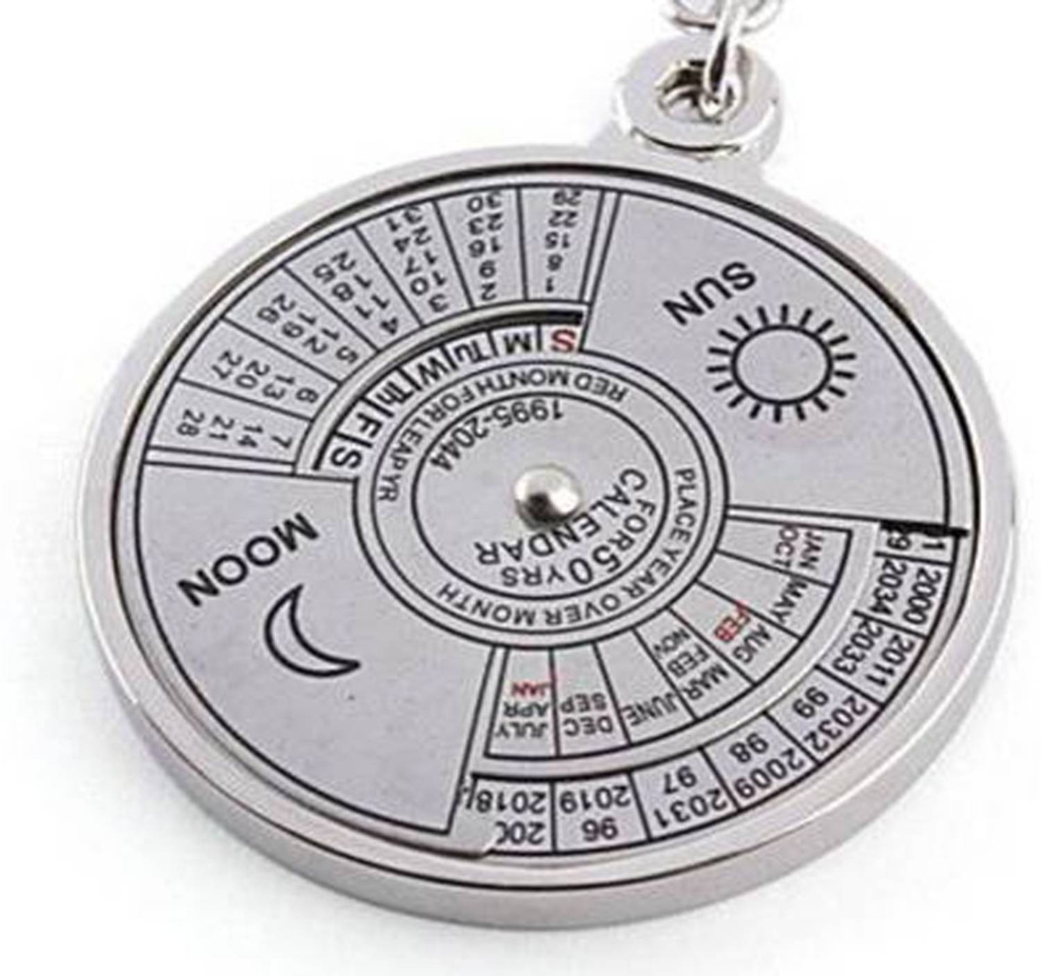 Aryshaa Compass 50 Year Calendar Key Chain - Image 2