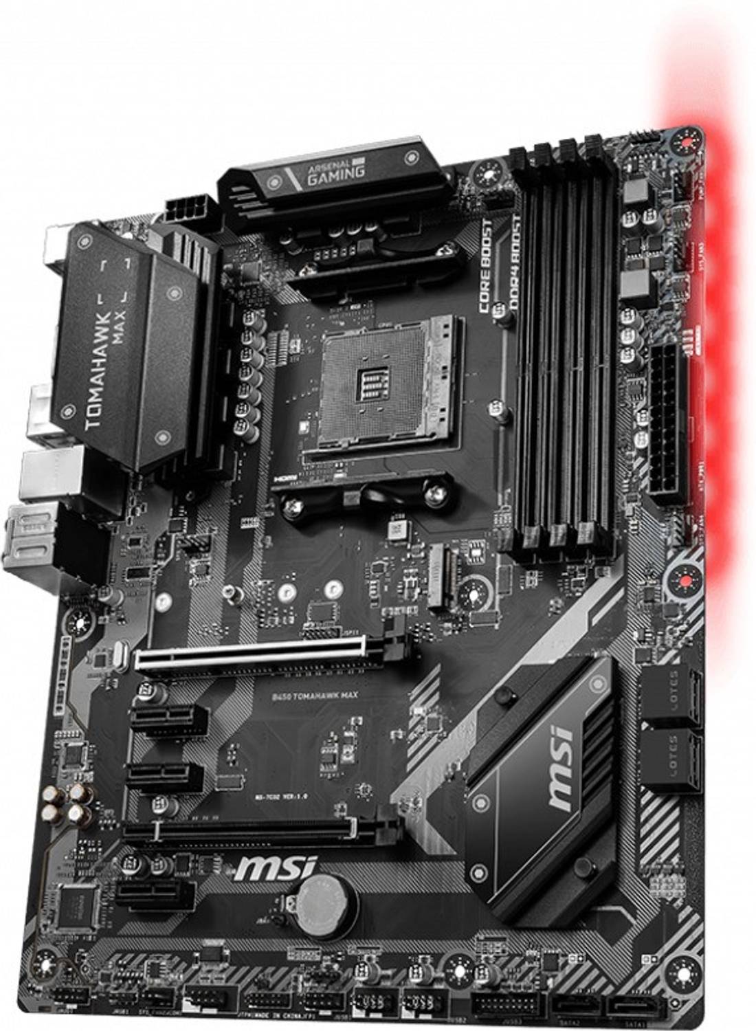 MSI B450 TOMAHAWK MAXと3200G MSI B450 TOMAHAWK MAX ATX AM4 Gaming AM4Socket ATX AMD B450