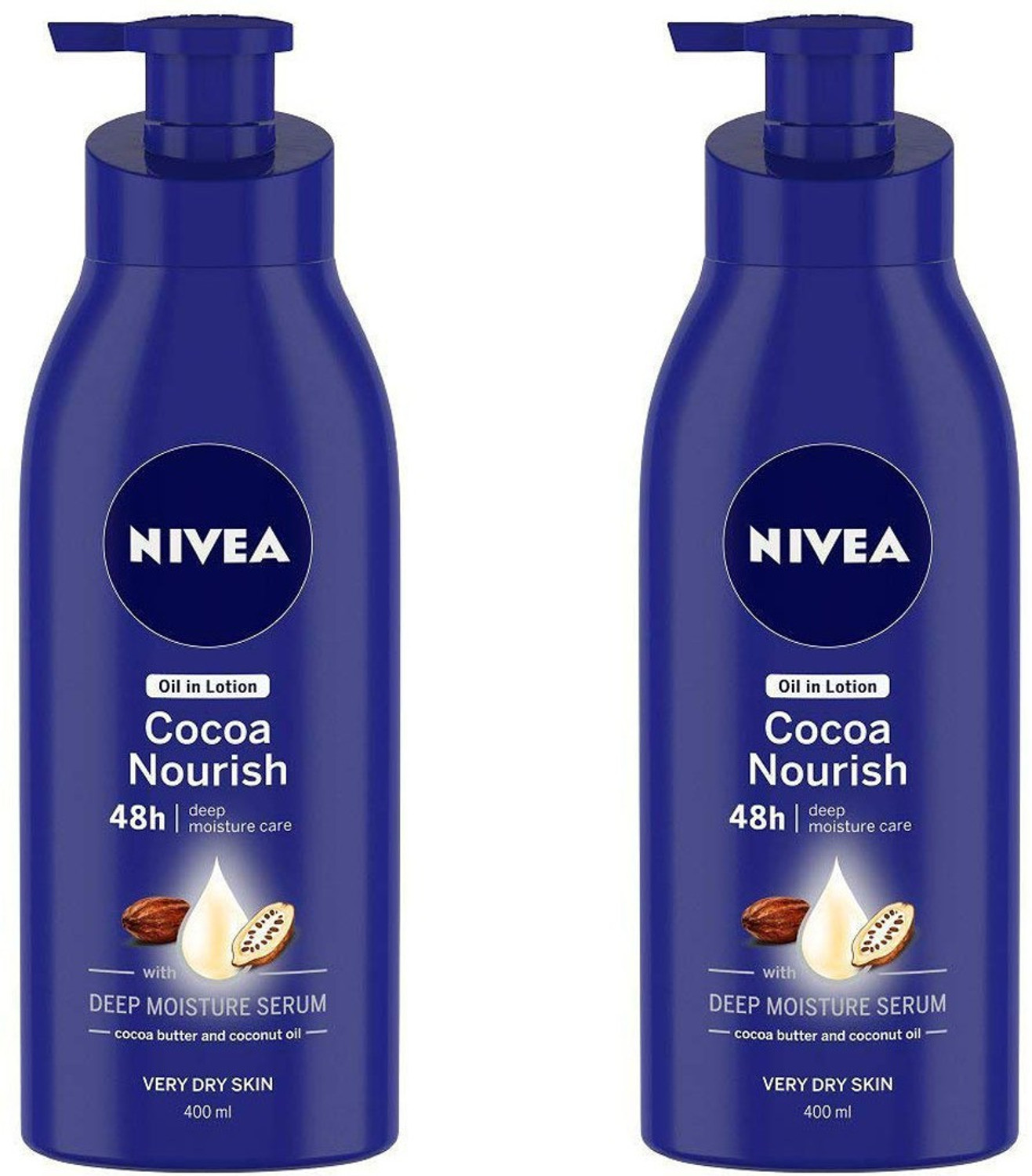 Image of NIVEA Cocoa Nourish Body Lotion (400 ml) SET OF 2