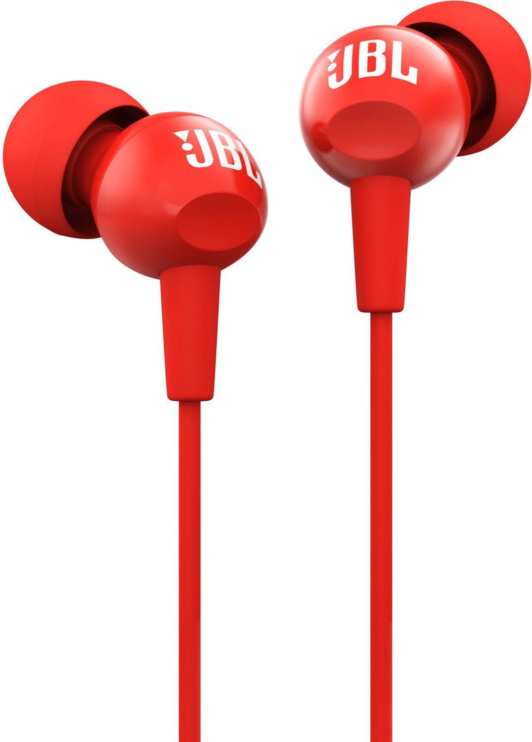 JBL C150SI with One Button Universal Remote Wired Headset (Red, I