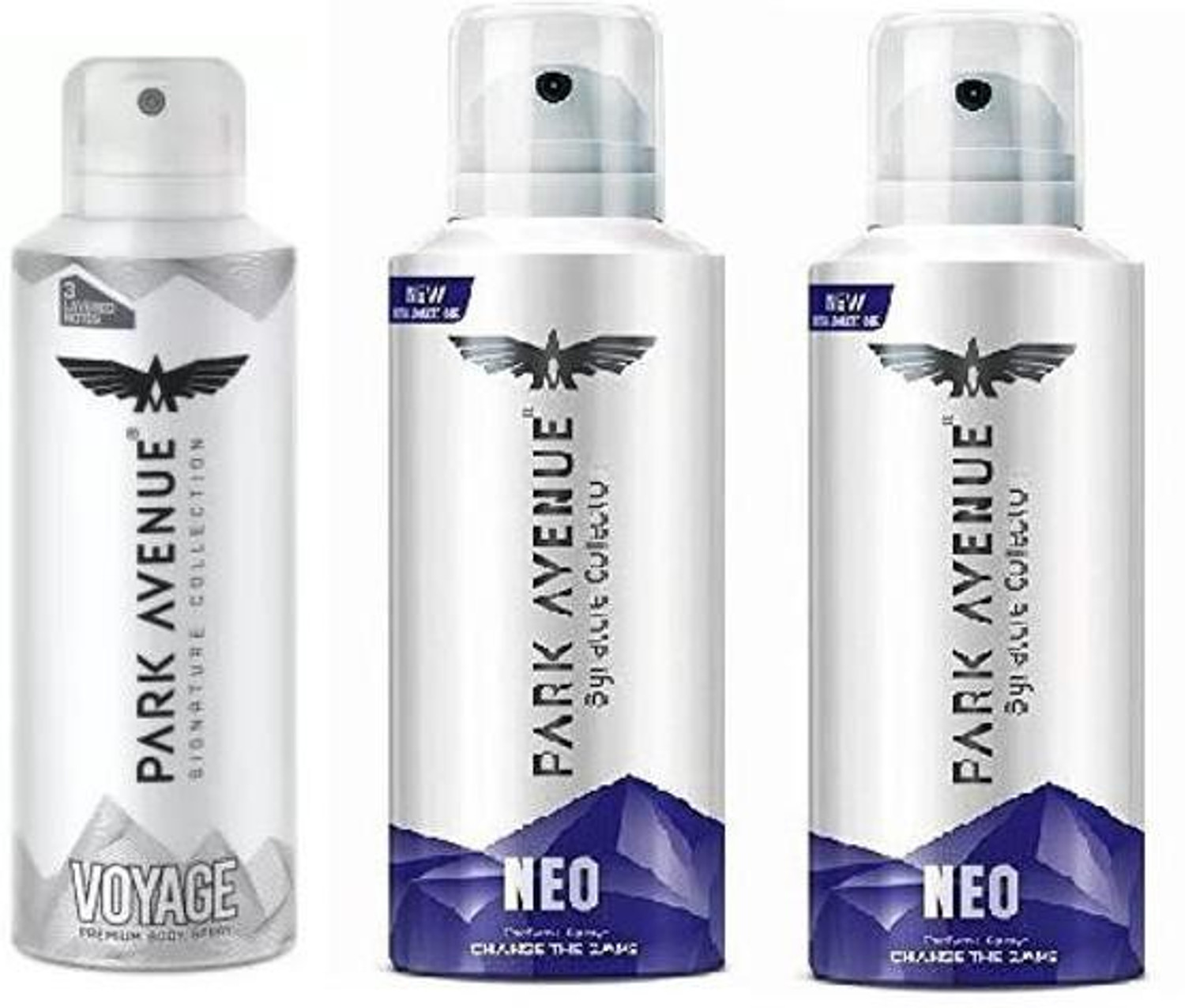 Image of PARK AVENUE voyage + neo deo Deodorant Spray - For Men