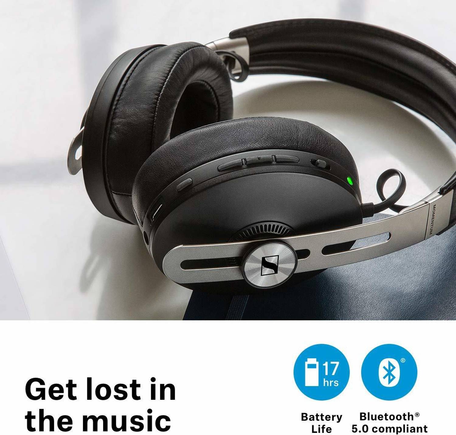 Sennheiser Momentum 3 Wireless Active noise cancellation enabled