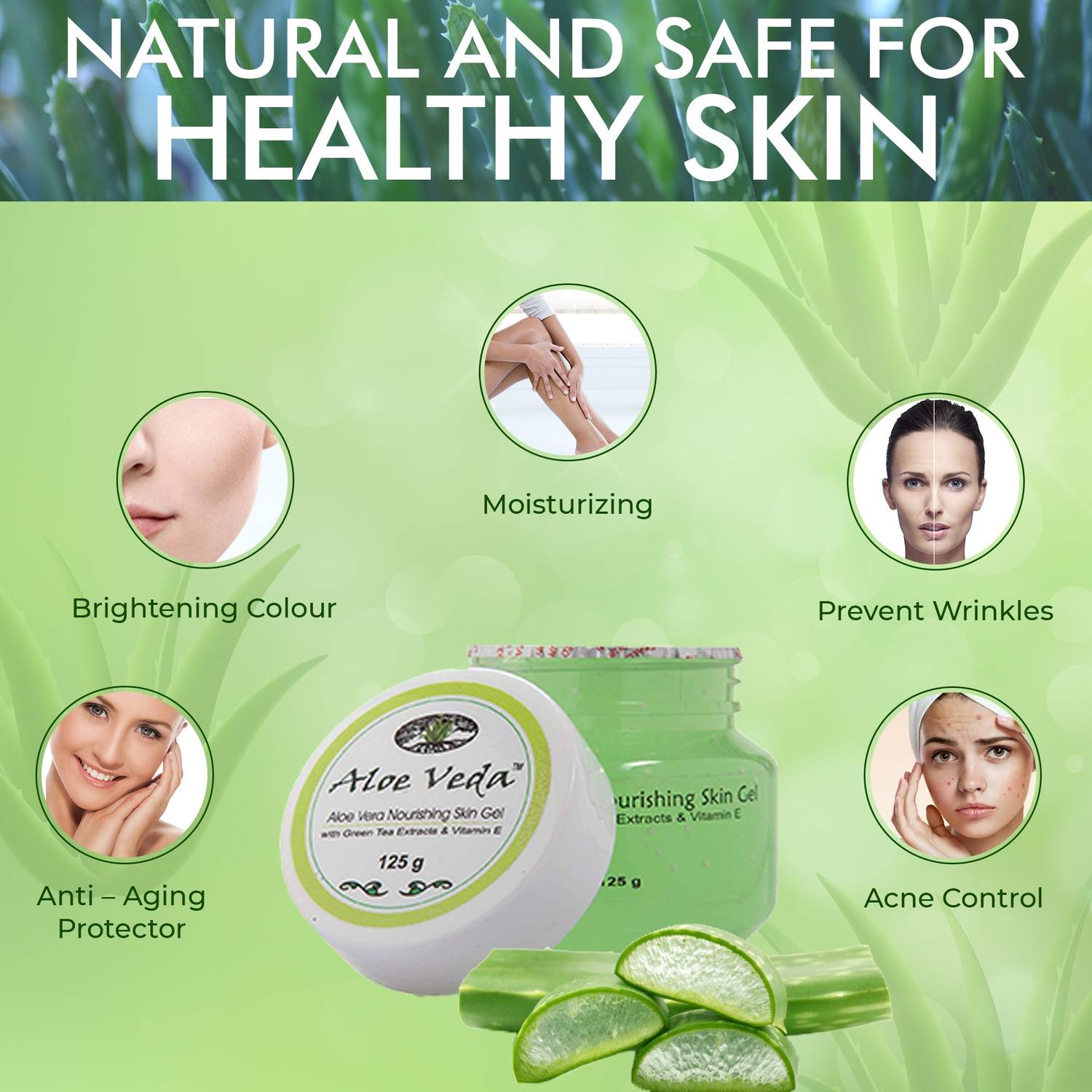 Aloe Veda aloe vera Nourishing skin gel
