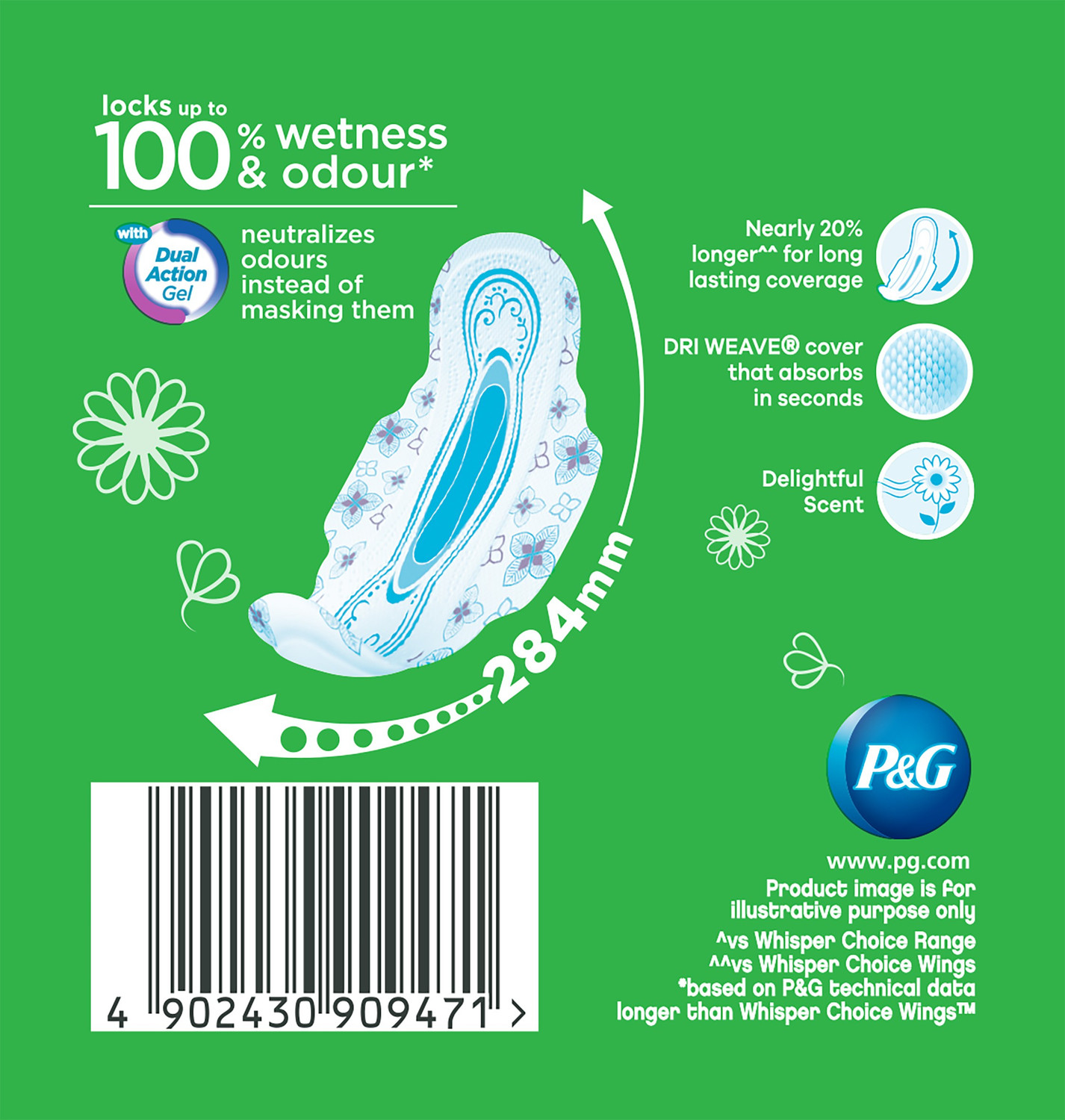 Image of Whisper Ultra Clean Sanitary Pad