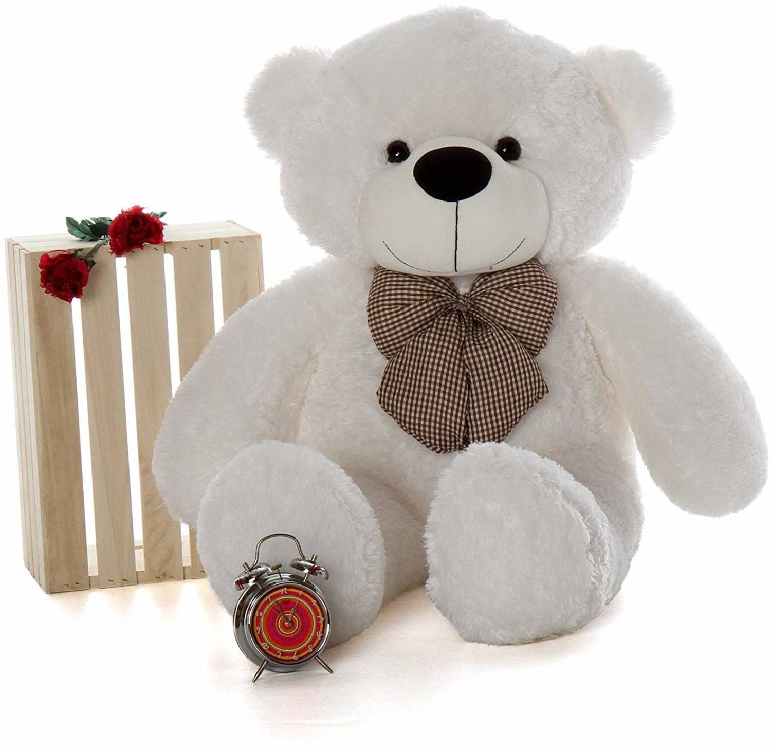 Bhagwati Soft Toy 2 Feet White Teddy Bear for Girls and Kids for Birthday  - 60.96 cm