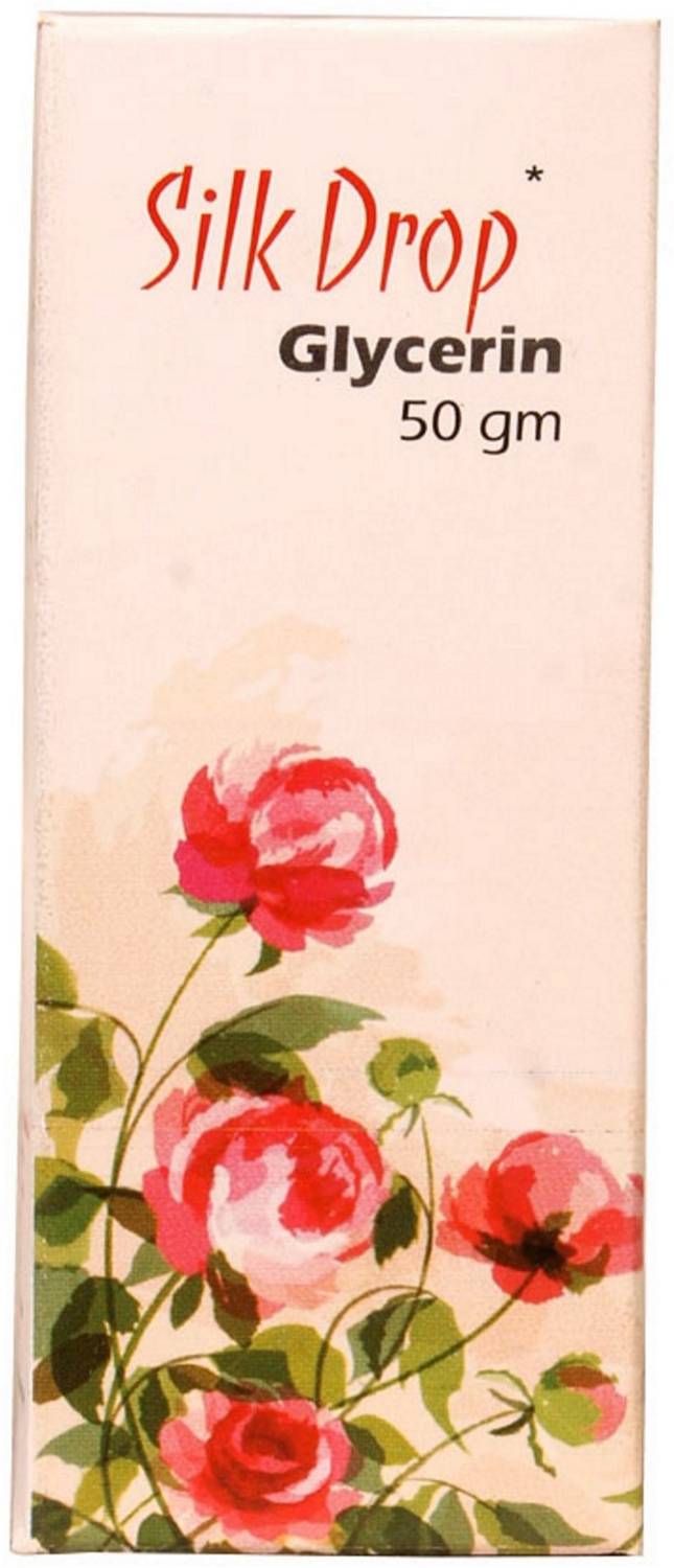 Silk Drop Glycerine I.P Bottle of Face Wash (50 ml)