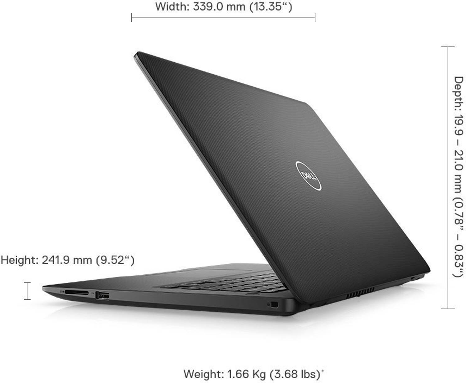 DELL 14 3000 Intel Core i3 7th Gen 7020U - (4 GB/1 TB HDD/Windows
