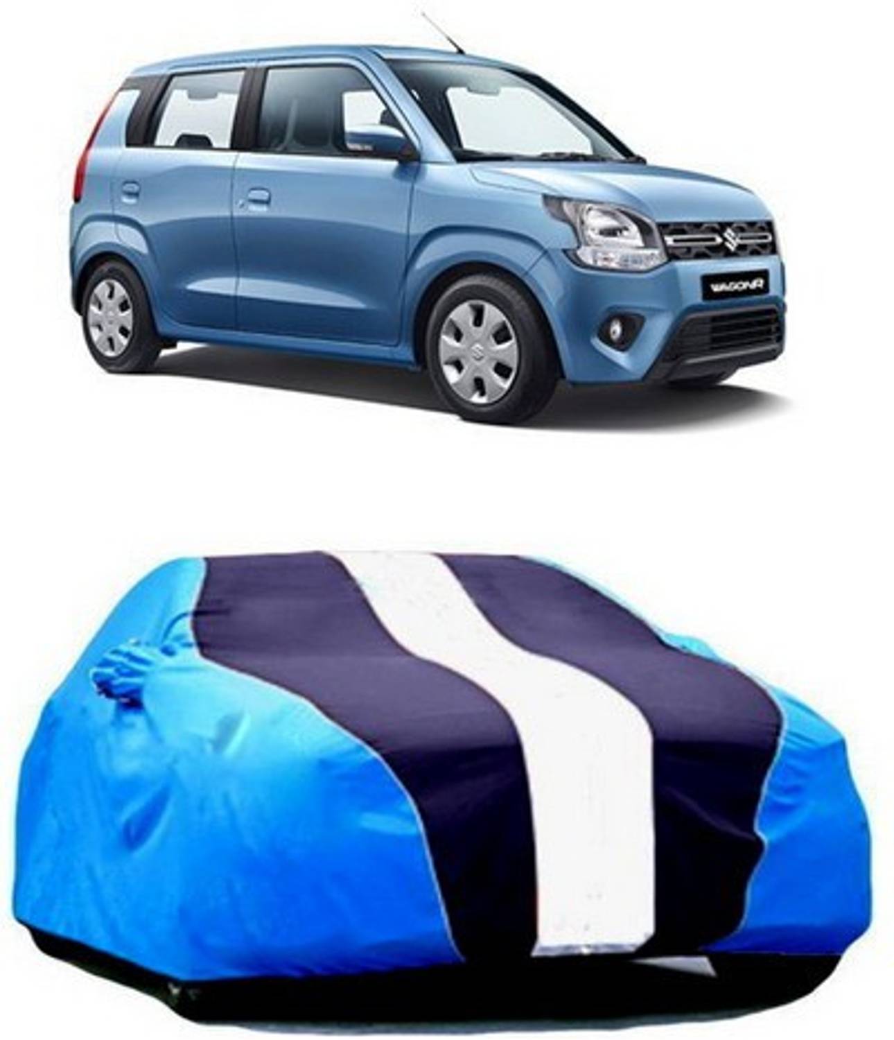 AASDEE Car Cover For Maruti Suzuki WagonR (With Mirror Pockets)