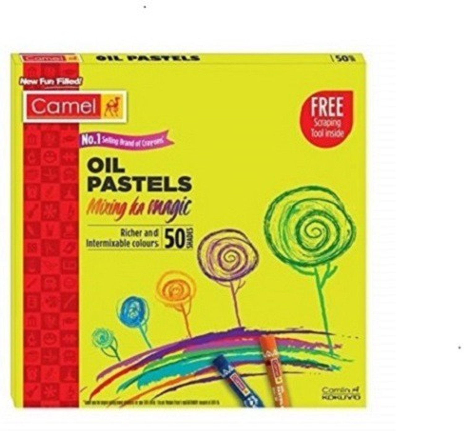 Image of Camlin Oil Pastels ( Pack of 50) - ( Set of 2)