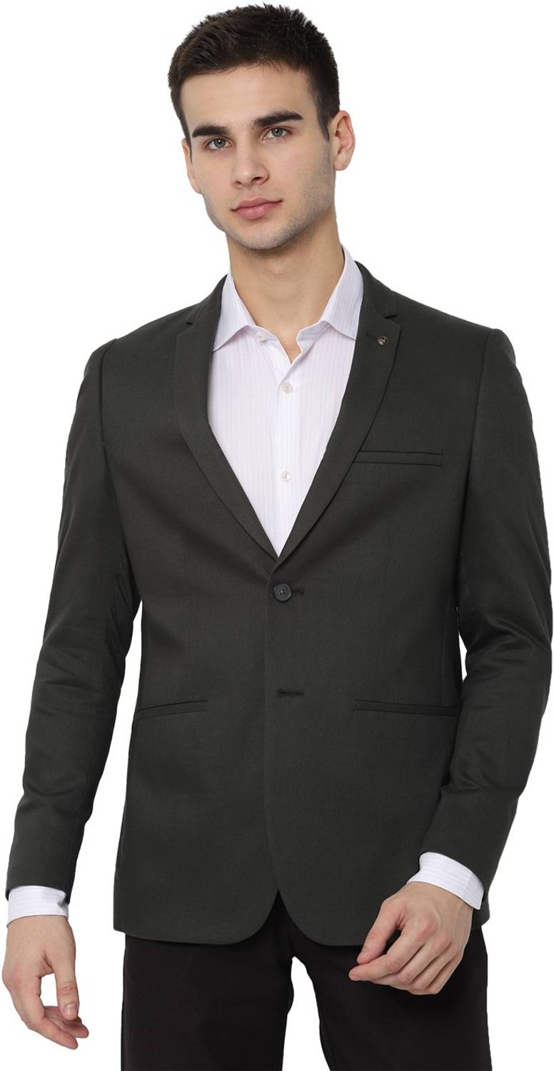 Allen Solly Solid Single Breasted Casual Men Blazer