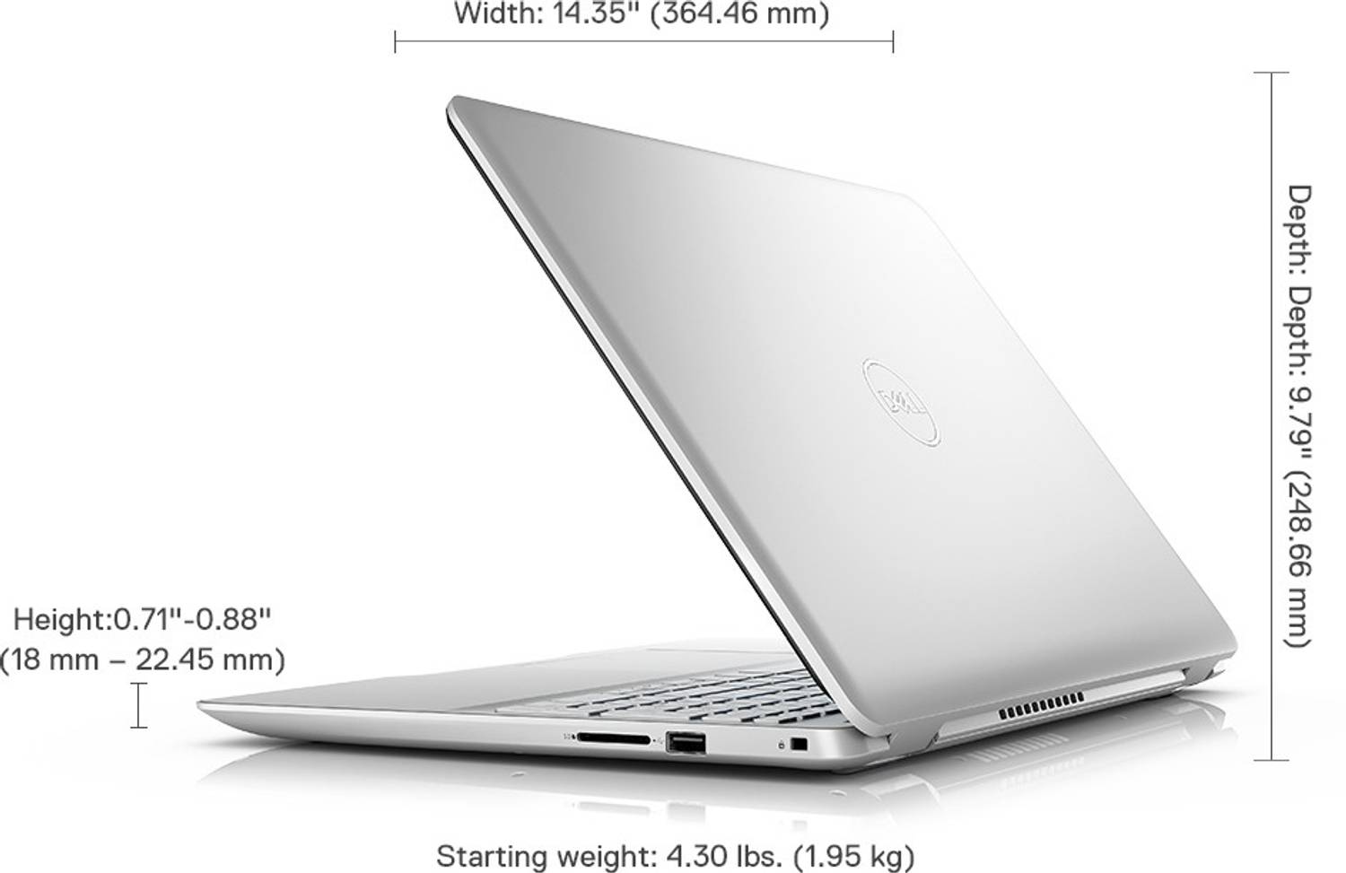 DELL Inspiron 5000 Intel Core i5 8th Gen 8265U - (8 GB/1 TB HDD