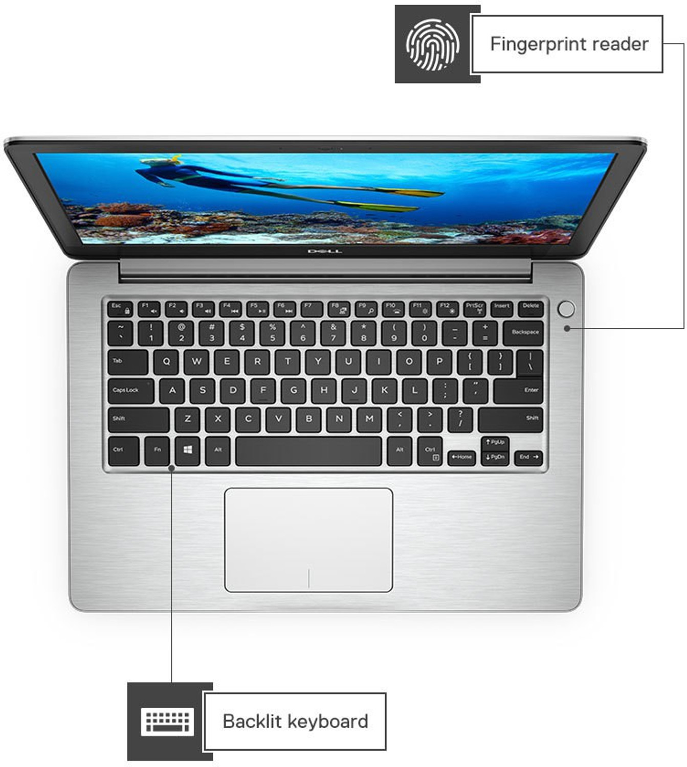 Image of DELL Inspiron 13 5000 Intel Core i5 8th Gen 8250U - (8 GB /256 GB SSD /Windows 10 Home) 5370 Thin and Light Laptop
